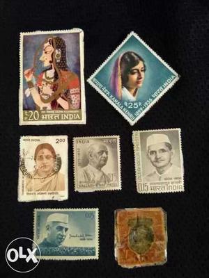 7 old post stamp at just rs 300/-