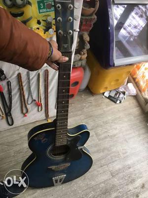 Blue Les Paul Guitar
