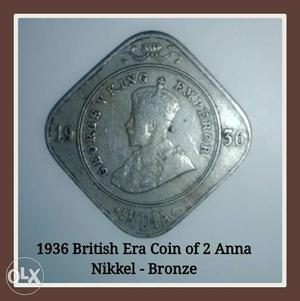  British era nickel coin