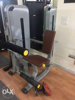 Brown And Gray Fitnes Equipment