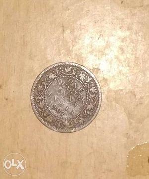 Coin before independence at  by king emperor