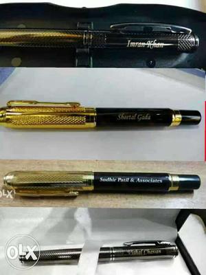 IMPORTED magnet and Marble roller pens with personalised
