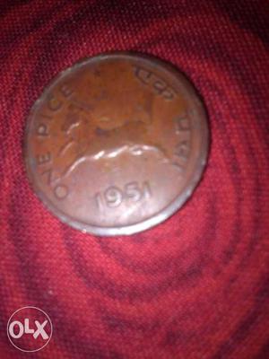  Indian One Pice Coin