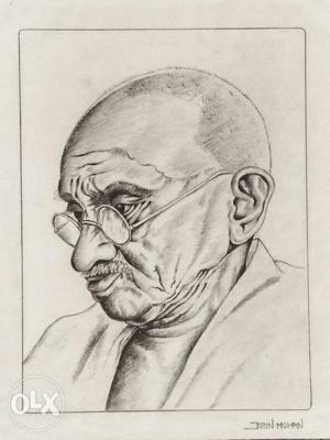 Sketch Of Mahatma Gandhi