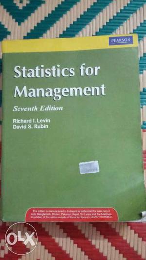 Statistics for management 7th edition by Richard