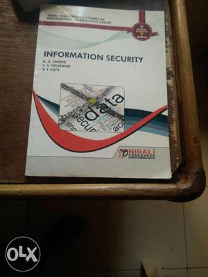 This is my 3rd Year INFORMATION SECURITY book for