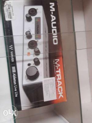 White And Black M-Audio M-Track Box Brand New with Box Pack