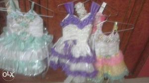 1 year baby girl frocks just like new each frock just RS 250