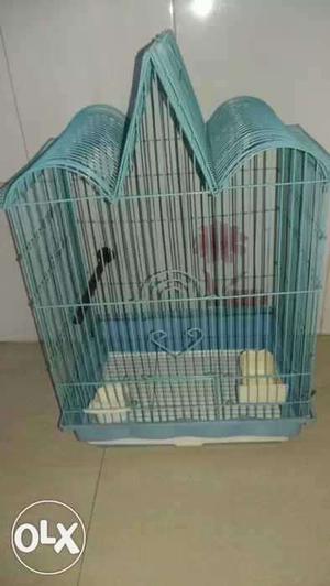 2 month old used bird cagee