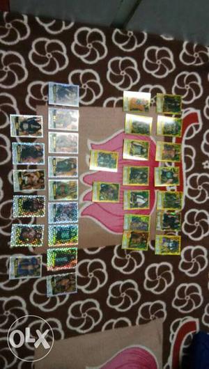 All gold and silver of slam attax takeover,best
