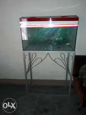 Aquarium  inch with stand goli pc filter water