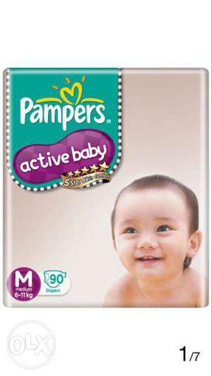 Baby Diapers Pampers Active Baby M size