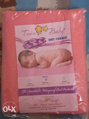 Baby bed dry protector sheet medium size...brand