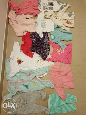 Baby girl clothes from UK used a couple of times.
