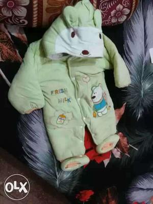 Baby's Green Pram Suit