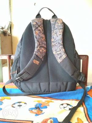 Black And Grayt Backpack