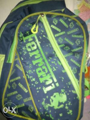 Black And Green Ferrari Backpack