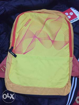 Brand new Yellow And Red Backpack