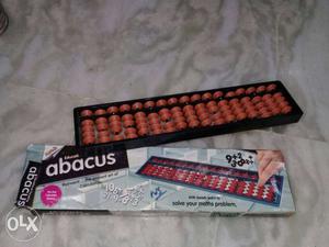 Brown And Black Abacus With Box