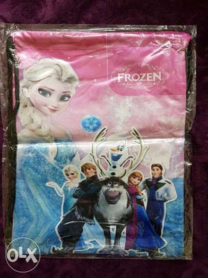 Disney Frozen Character Drawstring Bag Pack