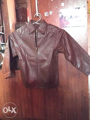 Genuine leather beautiful jacket size24 for 7-10
