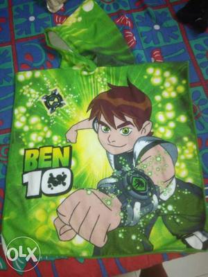 Green, White, And Black Ben10 Hoodie