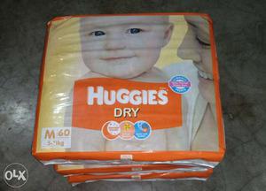 Huggies Dry Medium Size Diapers (60 Counts)