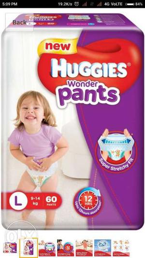 Huggies Wonder Pants Large Size Pant Style Di... 9 to 14