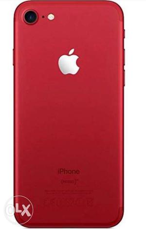 Iphone 7 red 128 GB 1 month old with all
