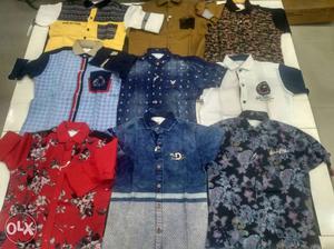 Kids shirts size 6 to 16 fresh stock clearance