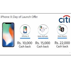 NEW Iphone X ( GB) with Rs. cashback(SGSilver)