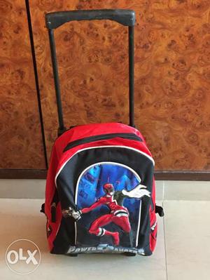 Power Ranger bag with wheels