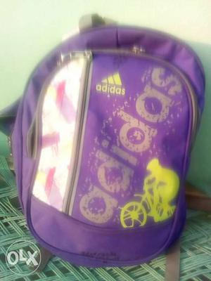 Purple Adidaas Backpack
