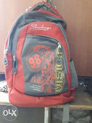 Red And Black Skiebags Backpack