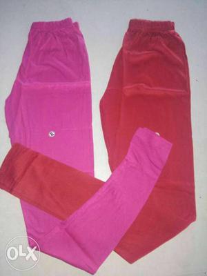 Red And Pink Sweat Pants