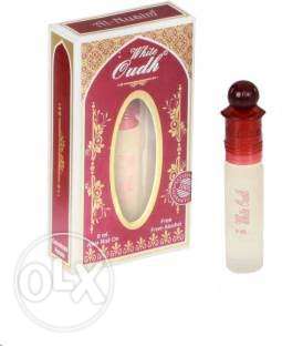 Red And White White Oudh Bottle With Box