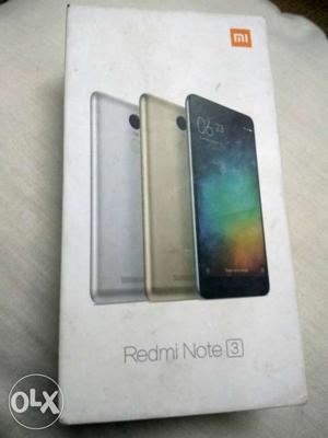Redmi note3/32gb/3gb ram/with charger/neat