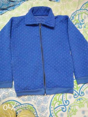 Toddler's Blue Zippered Jacket