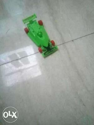 Toddler's Green F1 Racer Toy