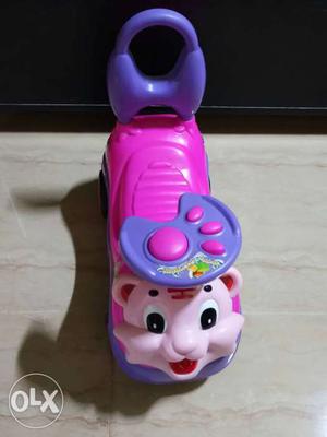 Toddler's Pink And Purple Ride-on Toy