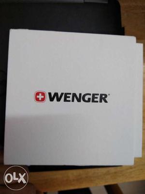 Wenger Swiss made watch with box manual and