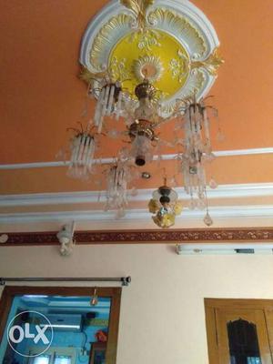 White And Yellow Chandelier