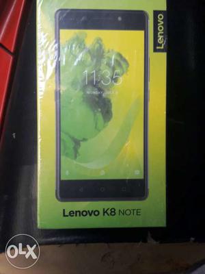 Lenovo k8 note brand new sealed pack