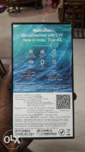 Lyf Water 8 Good condition 3gp ram 16gp rom With