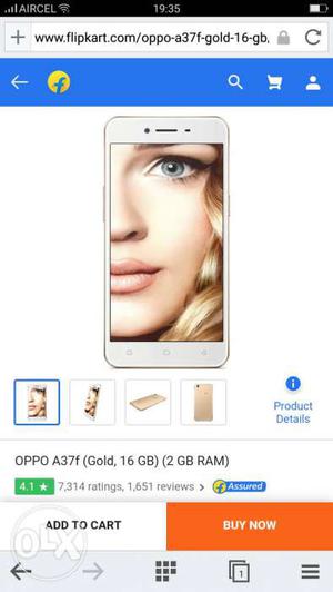 Oppo a37 just 5 days old with Bill box and