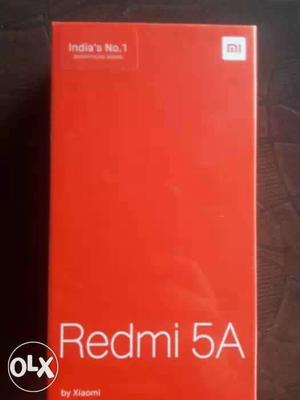 Sealed pack Redmi 5a gold colour new mobile 2,16
