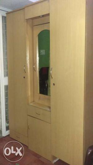 3 door wardrobe in working condition