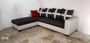 6 sitter l shape sofa wd 40 dencity foam wd 5 yrs guarantee