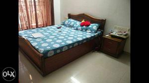 Akbarally double bed. With inbuilt storage