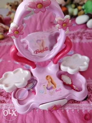Barbie real life like play dresser for little